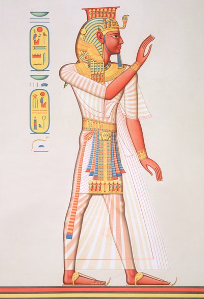 Portret van Ramses III (c.1184-1153 v.Chr.) uit 