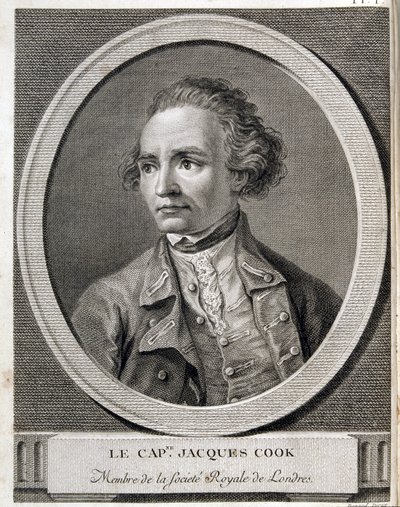 Kapitein James Cook, lid van de Royal Society of London door (after) French School