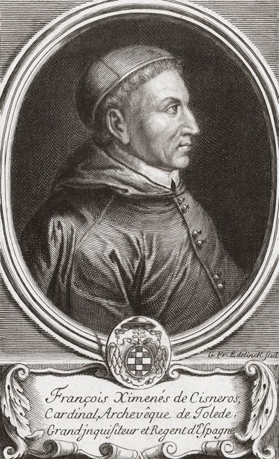 Francisco Jiménez de Cisneros. Portret door (after) French School