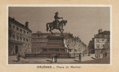 Orleans: Place du Martroi door (after) French School