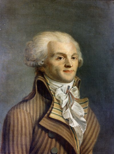 Portret van Maximilian Marie Isidore door Robespierre (1758-1794), Franse politicus door (after) French School