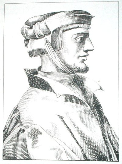 Agrippa von Nettesheim (1486-1535) kopie van een illustratie uit 