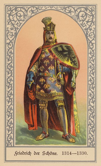 Frederik de Schone, koning van Duitsland door (after) German School