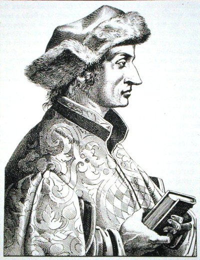 Portret van Sebastien Brant (ca. 1485-1521), uit 