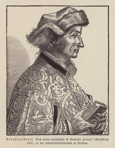 Sebastian Brant, Duitse renaissance humanist en satiricus door (after) German School
