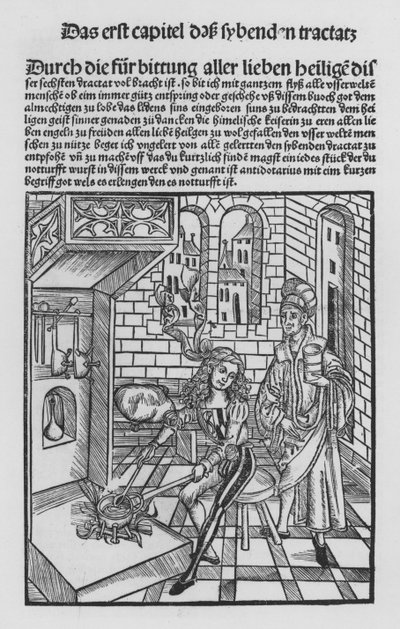Het Boek van Cirurgia door Hieronymus Brunschwig door (after) German School