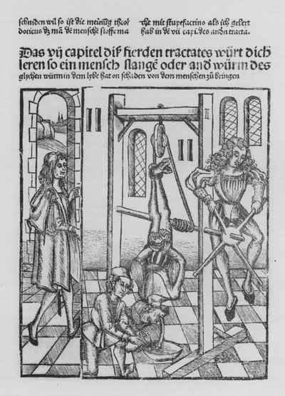 Het Boek van Cirurgia door Hieronymus Brunschwig door (after) German School
