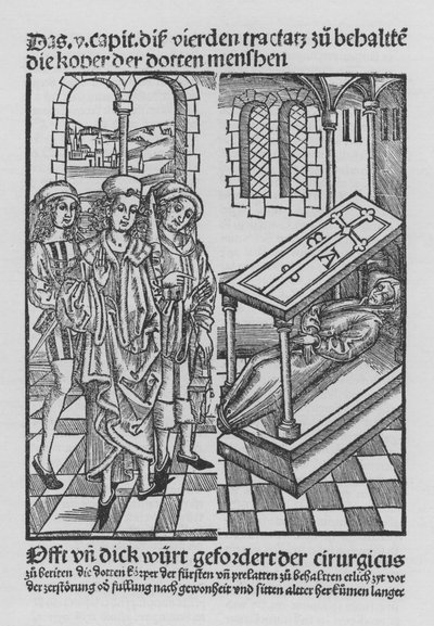 Het Boek van Cirurgia door Hieronymus Brunschwig door (after) German School