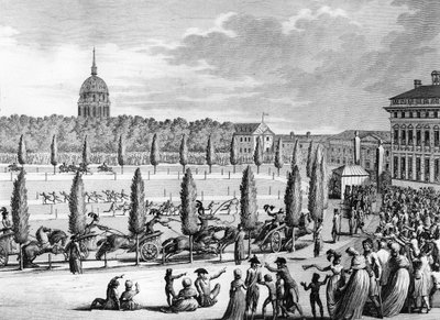 Franse Revolutie: Feest van de oprichting van de Republiek op 1 Vendémiaire An V (22 september) door (after) Girardet
