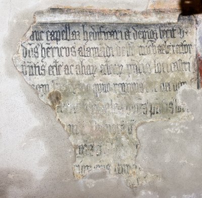 Opdrachtinscriptie door priester Enrico Allemandi door (after) Italian School