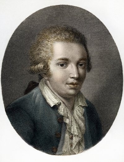 Portret van de Italiaanse componist Domenico Cimarosa door (after) Italian School