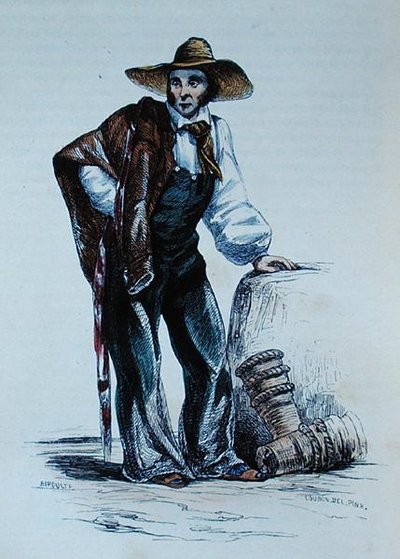 De inwoner van Roussillon, illustratie uit 