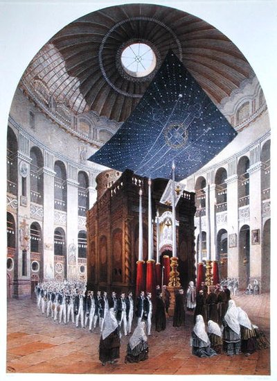 De kerk van het Heilig Graf, illustratie uit 