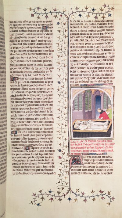 Graf van Marcus Antonius en Cleopatra, door de Boucicaut Meester en Werkplaats door (and workshop) Boucicaut Master