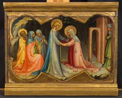 Bezoek door (c.1370 1425) Lorenzo Monaco