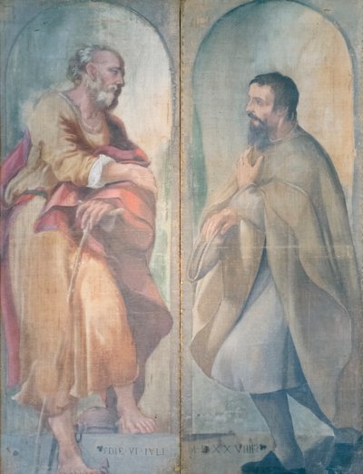 Sint Jozef en een devote door (c.1489 1534) Correggio