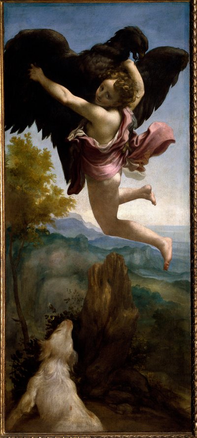 De ontvoering van Ganymedes door (c.1489 1534) Correggio