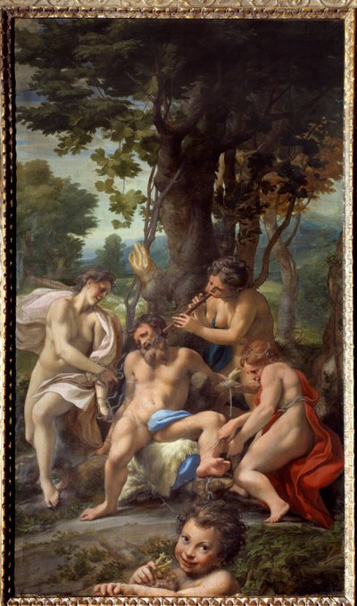 Allegorie van ondeugden door (c.1489 1534) Correggio