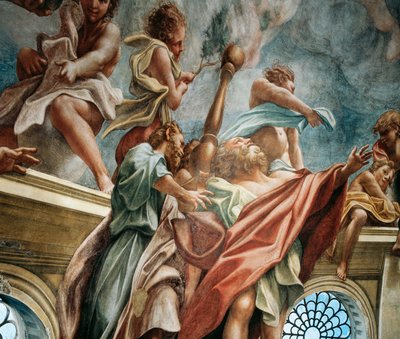 Apostel, detail van Tenhemelopneming van de Maagd door (c.1489 1534) Correggio