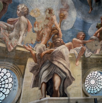 Ephebes, detail van De Hemelvaart van de Maagd door (c.1489 1534) Correggio