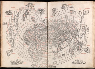Claudii Ptholemaei Alexandrini liber geographiae cum tabulis et universali figura et cum additione locorum quae a recentioribus reperta sunt diligenti cura emendatus et impressus door (c.90 168)(after) Ptolemy