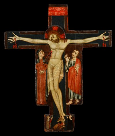 Kruisbeeld door (studio) Master of the Magdalene Altarpiece