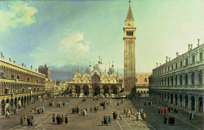 Piazza San Marco, Venetië, c.1730-35 door Giovanni Antonio Canal