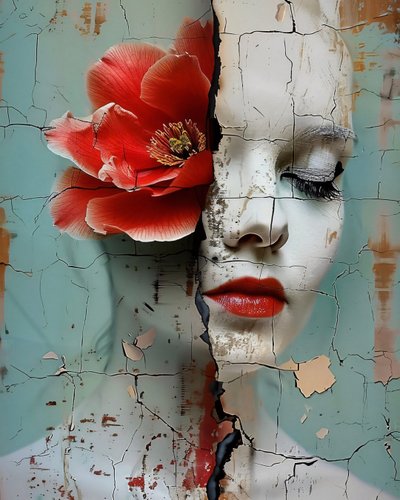 Gebroken Doornroosje online Canvas Kunstdrukken & wandportretten te koop door F. Abderrahim