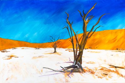 Dead Vlei door H.Opitz