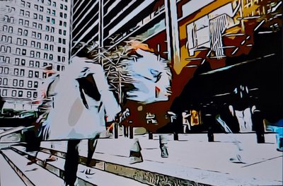 Abstracte stedelijke onscherpte door Mavet