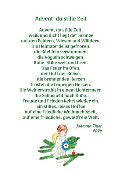 Advent, jij stille tijd door Johanna Thier