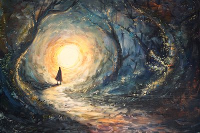 geconfronteerd met de zon, abstract schilderij, muurkunst prints op aanvraag door F. Abderrahim