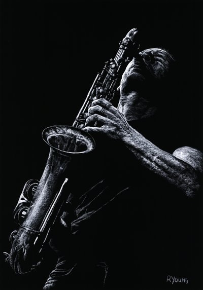 Eclectische Sax door Richard Young