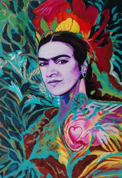 Frida Kahlo door Zaga Art Sopot