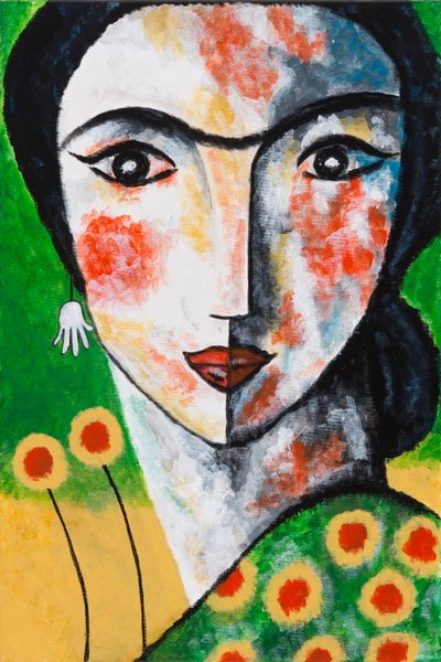 Frida Kahlo door Zaga Art Sopot
