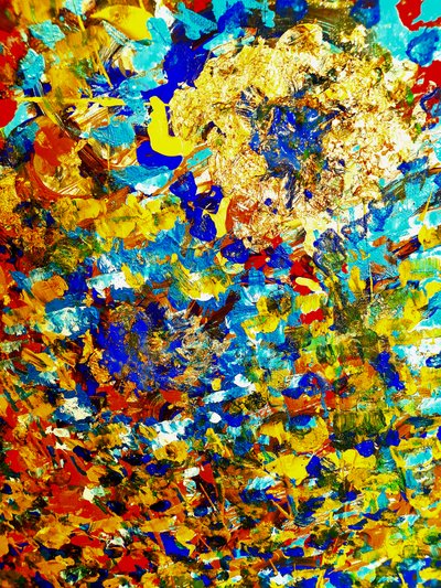 De gouden zonnebloem door Margareta Uliarte