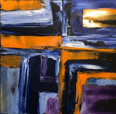 Complementair oranje blauw 2 door Martin Goersch