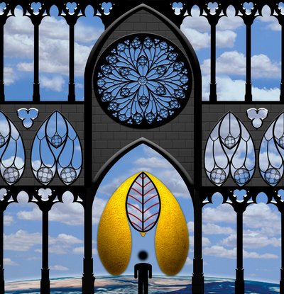 Het idee van gotiek (uit de serie: Gothic impressions) door Alexander Eibach