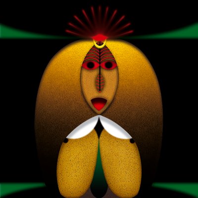 Black Magic Woman door Alexander Eibach