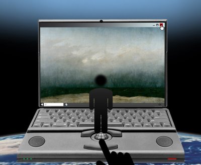 De blik in het beeld (uit de serie Windows) door Alexander Eibach