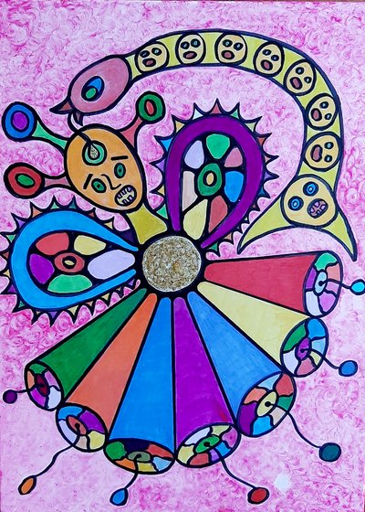 Surrealistische angst door Steffi_Seiler_Art