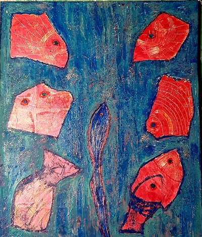 Vissen door Steffi_Seiler_Art