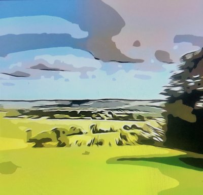 Digitale Landschaft 05 door M. Vet