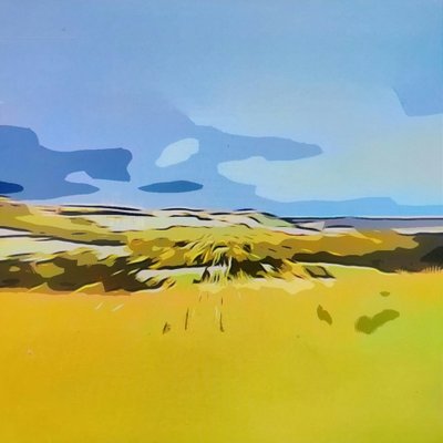 Digitale Landschaft 11 door M. Vet