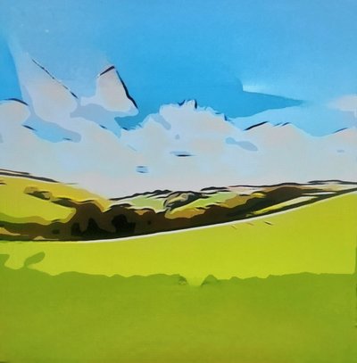 Digitale Landschaft 23 door M. Vet
