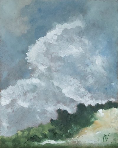 Wolken darüber door M. Vet
