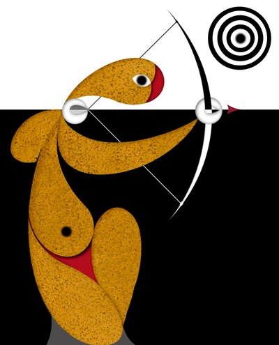 Die Kunst des Bogenschießens (I) door Alexander Eibach