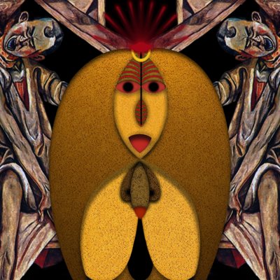 Jenseits von Eden (I) (aus der Serie das historische Tier) door Alexander Eibach