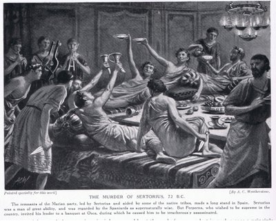 De moord op Sertorius 72 v.Chr. door A.C. Weatherstone