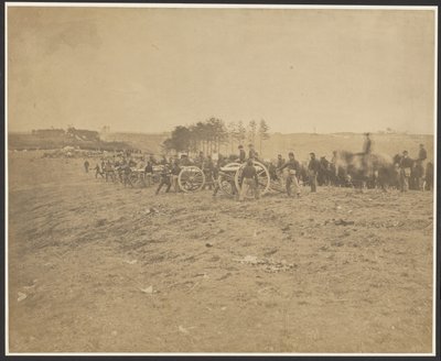 [Eerste batterij van Connecticut, bij Fredericksburg]. door A.J. Russell